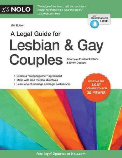 A legal guide for lesbian and gay couples  Cover Image
