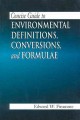 Go to record Concise guide to environmental definitions, conversions, a...